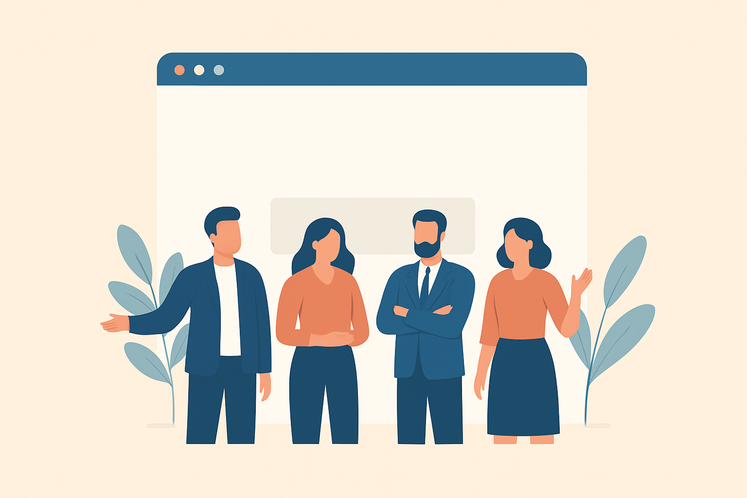 Cmarts business team illustration